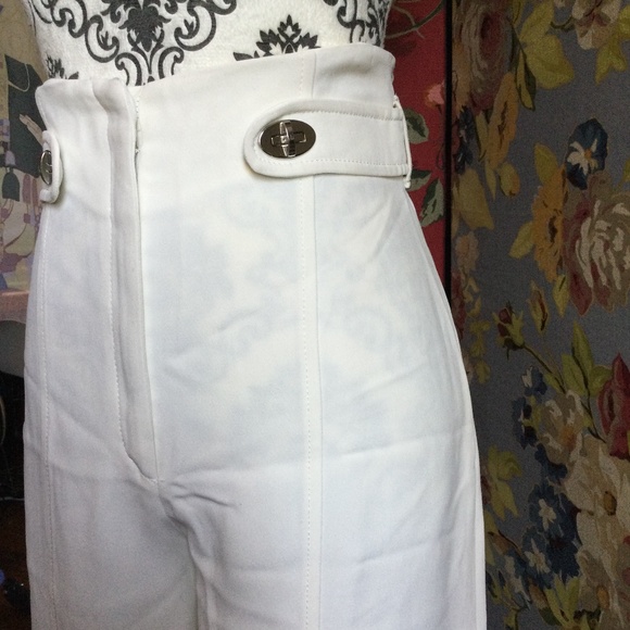 Proenze Schouler black label White High rise Wide Leg Size 2 - Picture 4 of 13